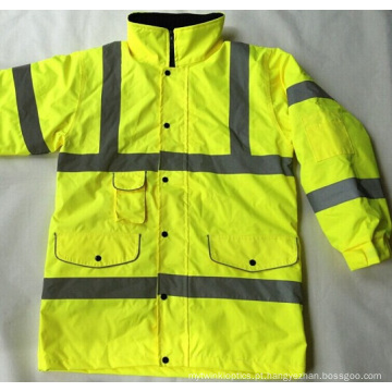 100% Poliéster Hi Vis Jaquetas de Segurança Conheça En, Preço do Fabricante